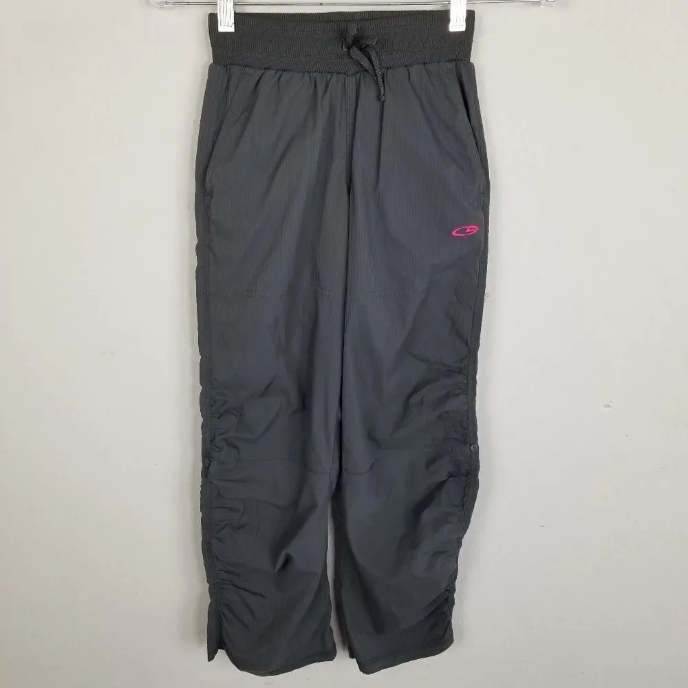 Champion‎ Elastic Waist Gray Ruche Leg Pants Size M